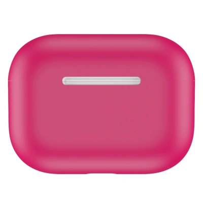 Silikonový obal pro Airpods Pro - růžově červená